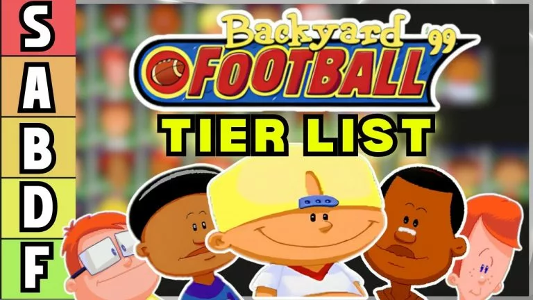 Video: Backyard Football '99 Tier List Steam and Mobile Edition | Full Backyard Football 1999 Tier List