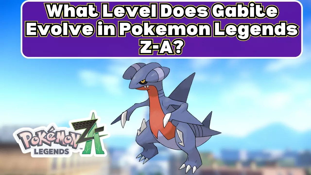 Gabite Evolve in Pokemon Legends Z-A
