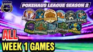 Video: Pokemon Draft League Week 1 ALL Games | PokeHaues League Season 2