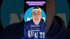 Video: College Basketball Games to Watch this Weekend 12/5-12/7 #CBB #NCAAM