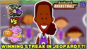 Video: WINNING STREAK IN JEOPARDY? | Backyard Basketball '01 Let's Play Game 15 vs Ballhogs | Steam Edition