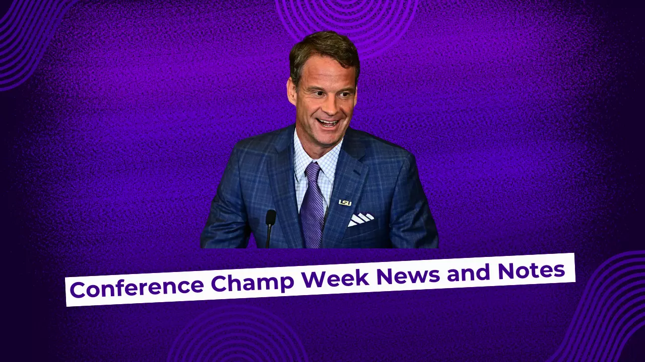 College Football Conference Championship News and Notes College Football Conference Championship News and Notes