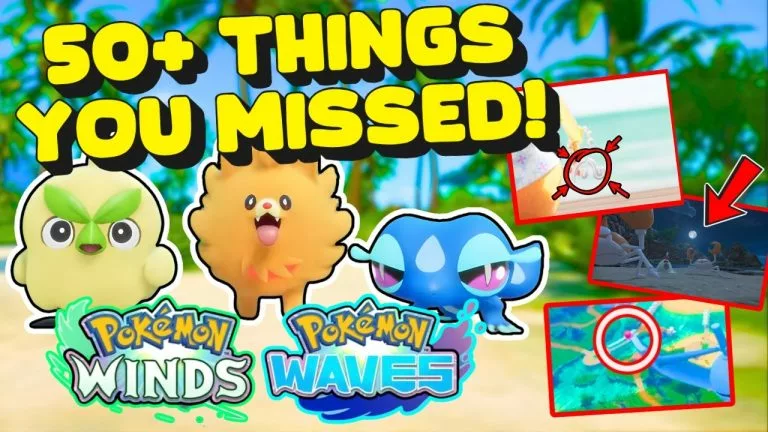 Video: 50+ DETAILS MISSED POKEMON WINDS & WAVES TRAILER! | Meet the Starters Browt, Pombon, Gecqua & More!