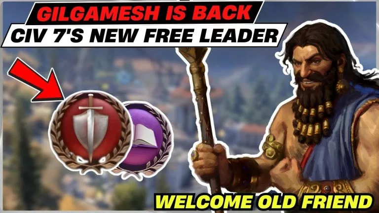 Video: WELCOME BACK GILGAMESH! | Civ's Bro Leader is Back in Civ 7!