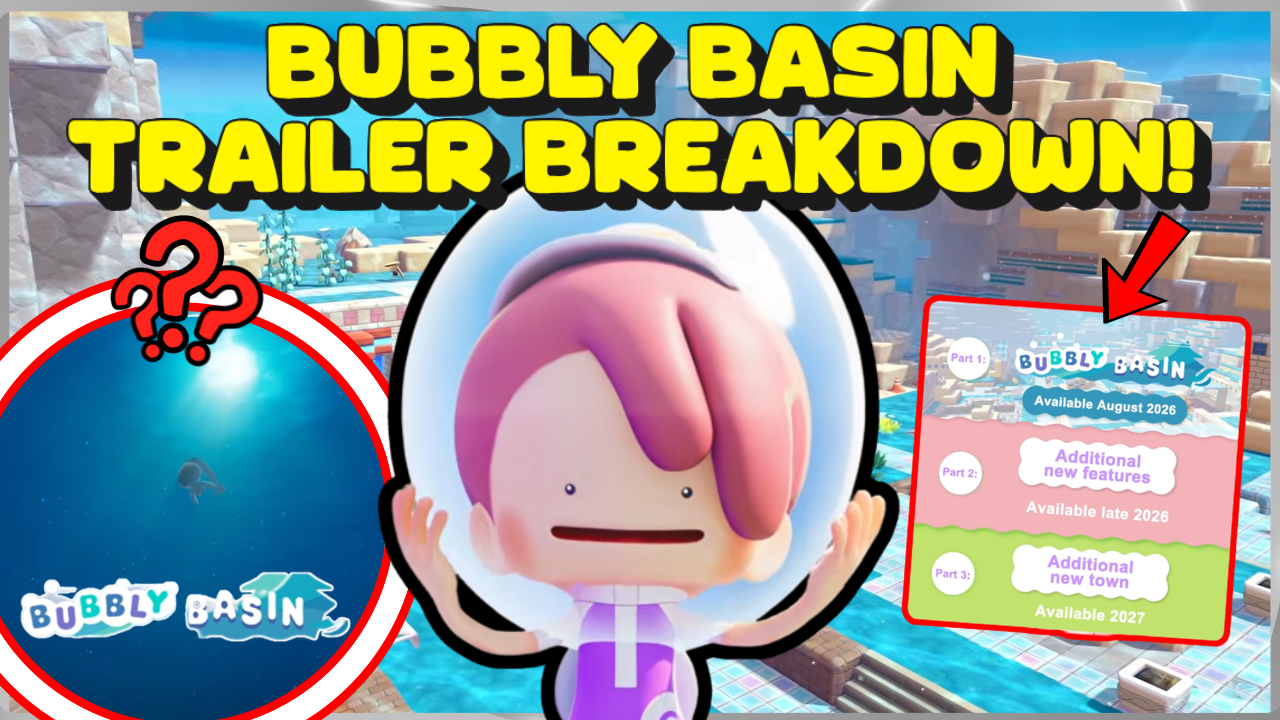 Pokemon Pokopia Bubbly Basin Expansion Breakdown