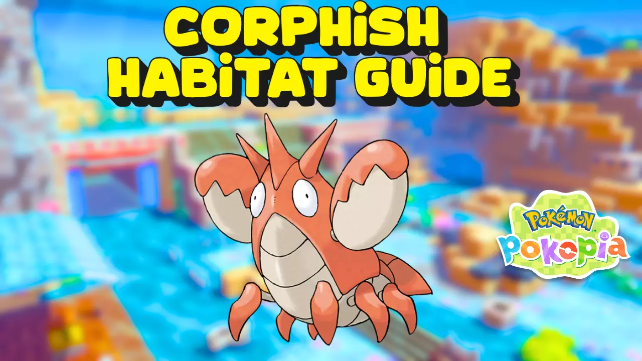 How to get Corphish in Pokemon Pokopia