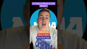 Video: 5 things to watch in college football week 2! #collegefootball #cfb #ncaa
