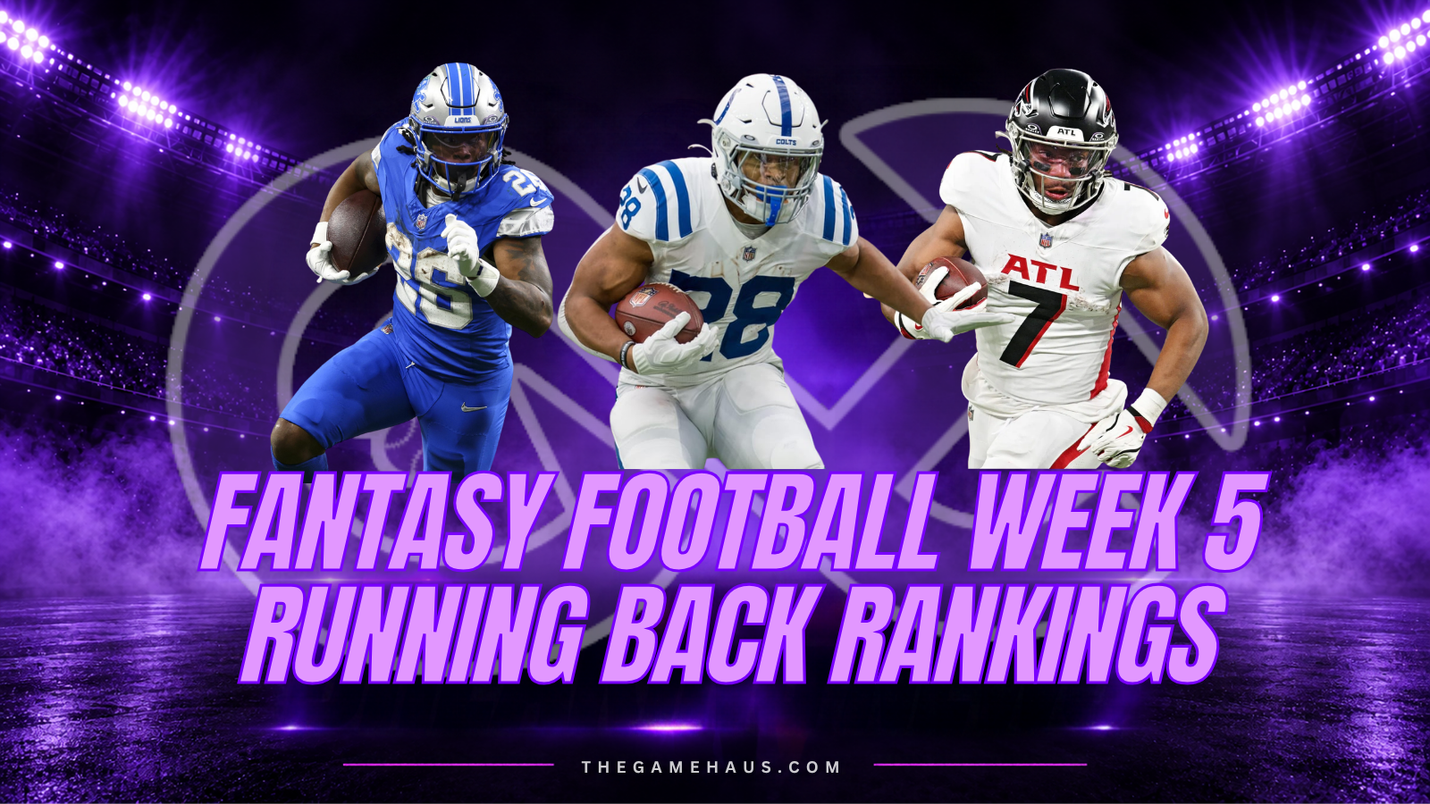 Fantasy Football Week 5 Running Back Rankings - The Game Haus