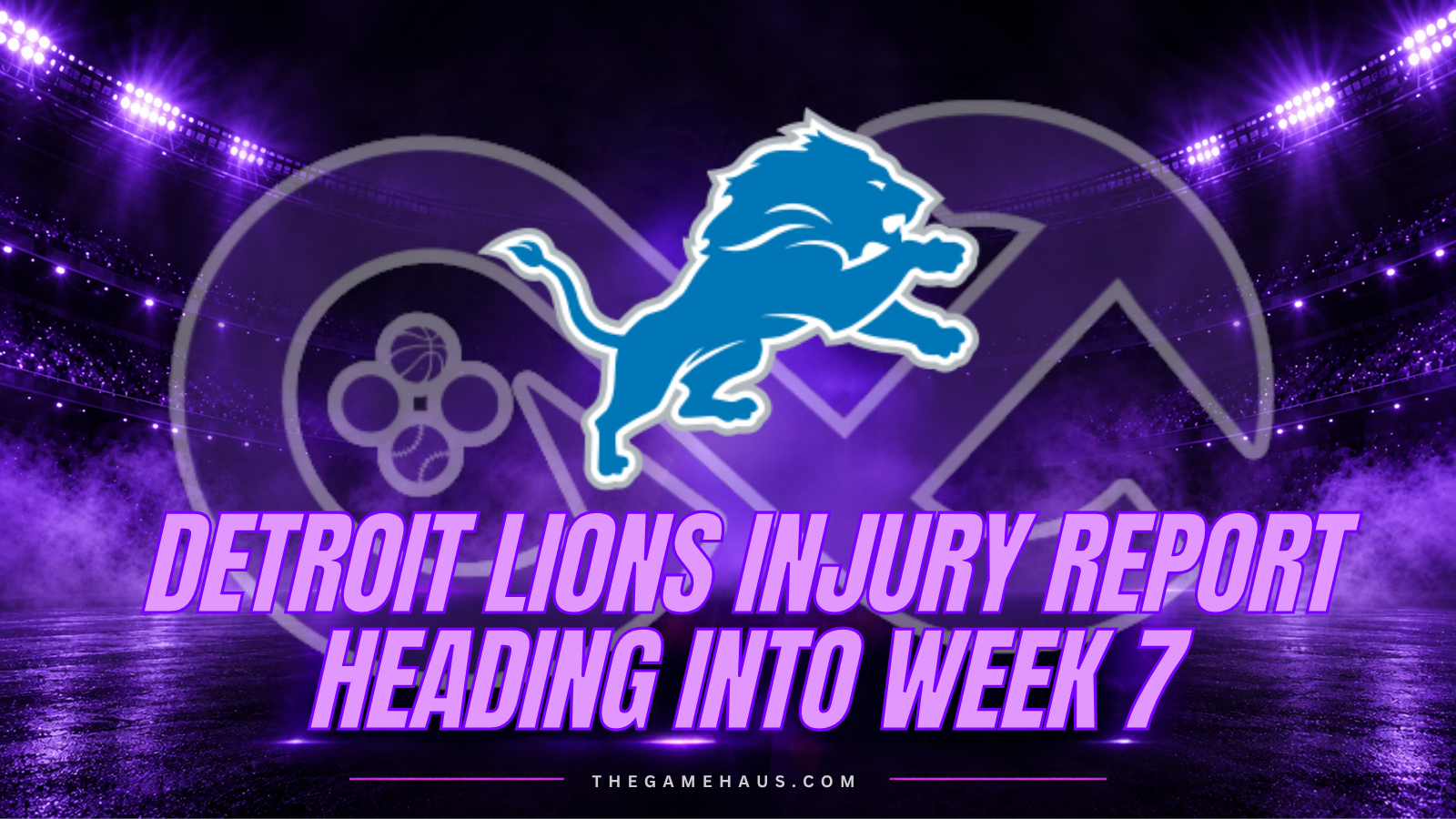 Pokemon Injury Detroit Lions Injury Report Heading Into Week 7 - The Game Haus