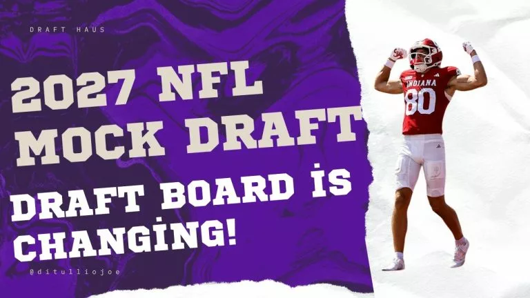 Video: 2027 NFL Mock Draft: The Draft Board Is CHANGING!