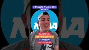Video: 5 things to watch in college football week 6! #cfb #collegefootball #ncaa