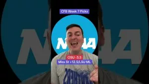 Video: College football week 7 picks! #CFB #collegefootball #ncaa