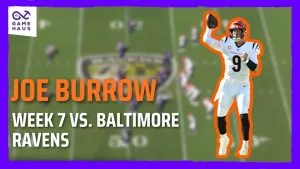 Video: Joe Burrow Film Breakdown Week 7 vs. Baltimore Ravens